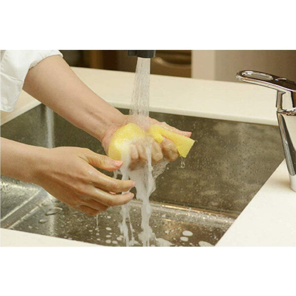 Kitchen Sponge Yellow Dish Sponge (Pack of 3)