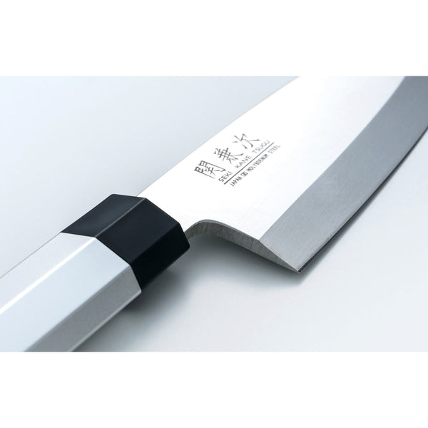 Seki Kanetsugu Single Edged Japanese Deba Knife with Aluminum Handle 165mm