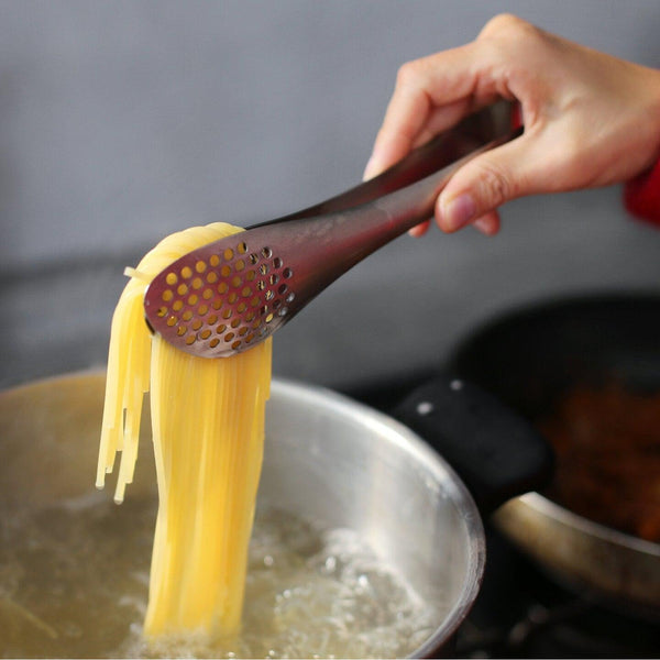 Sori Yanagi Stainless Steel Slotted Kitchen Tongs Dishwasher Safe