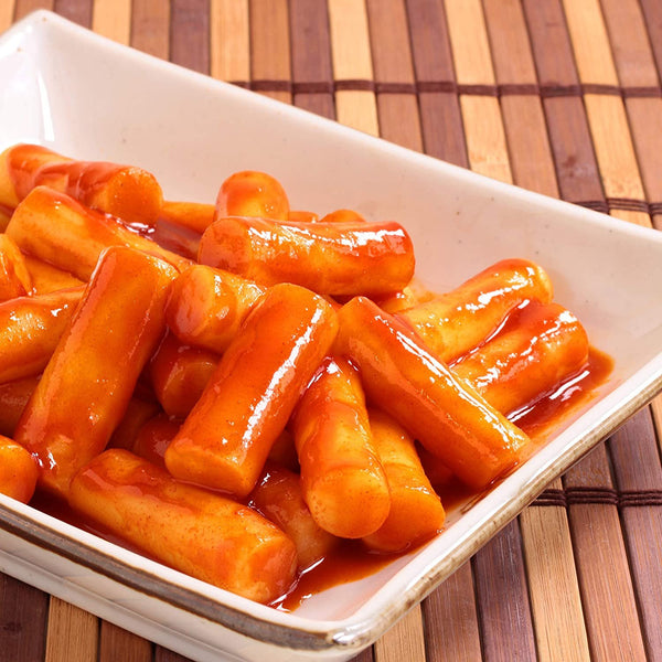 Youki Toppogi Korean Rice Cake Sticks for Tteokbokki 150g