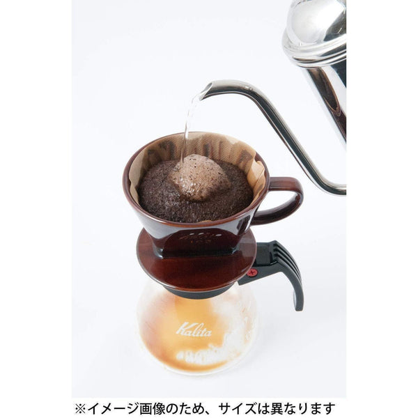 Kalita Ceramic Coffee Dripper 101 Brown Pour-Over Coffee Filter