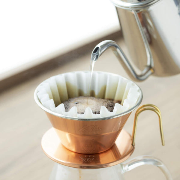 Kalita Wave 185 Coffee Dripper Copper WDC-185
