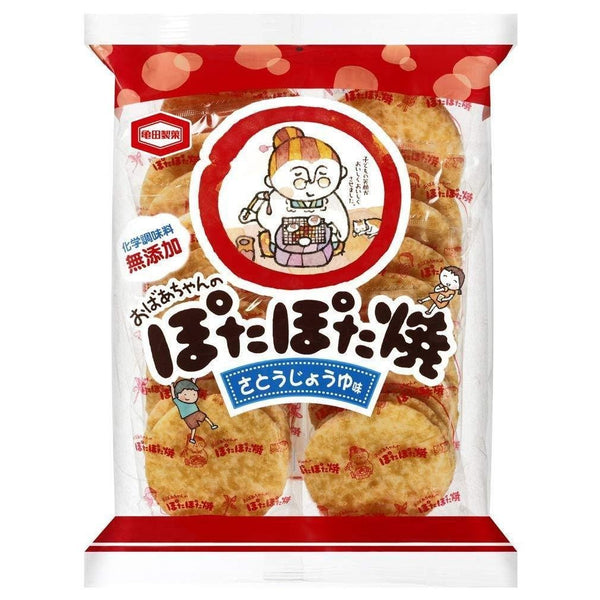 Auntie's Potapota Yaki Senbei Rice Crackers 20 pcs. (Pack of 3)