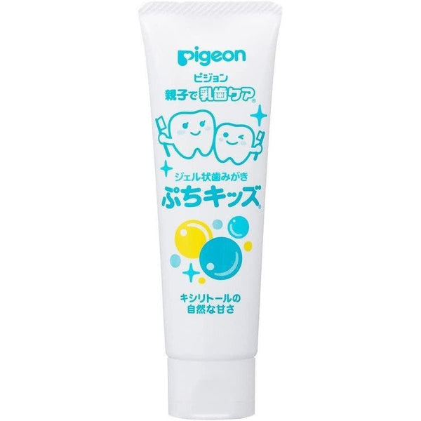 Pigeon Kids Tooth Gel with Xylitol Safe-to-Swallow Toothpaste 50g
