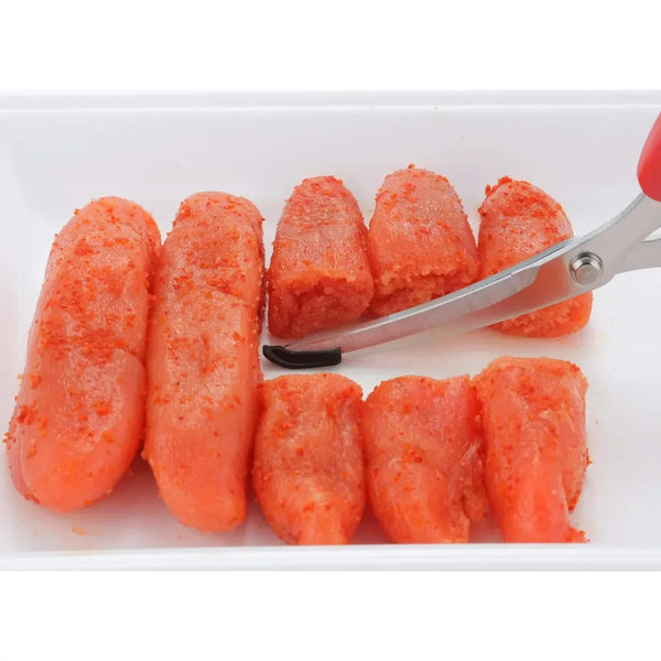 Shimomura Curved Kitchen Scissors Serrated Non-Scratch Scissors