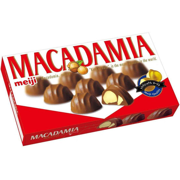 Meiji Macadamia Chocolate Snack Whole Nut Milk Chocolate 9 Pieces