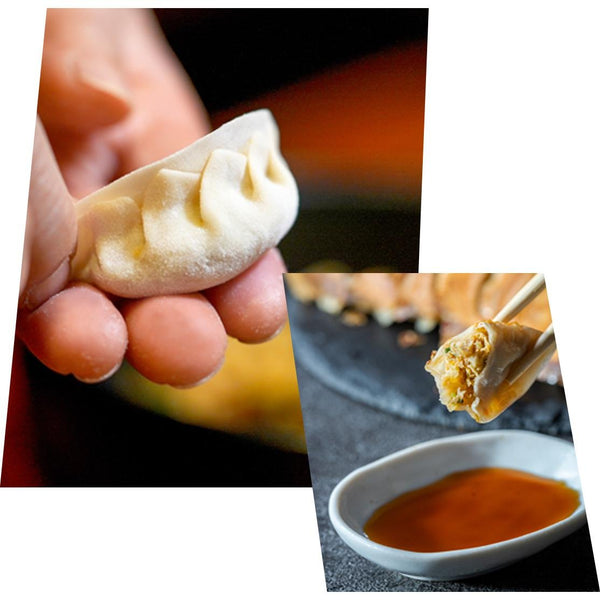 Shimomura Gyoza Shaping Mold Set (Japanese Dumplings Maker Kit)