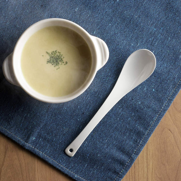 Noda Horo Enamel Renge Spoon Japanese-Style Stainless Steel Spoon