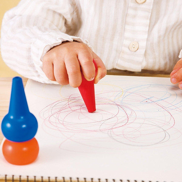 Rangs Japan Baby Color Safe Non-Toxic Washable Crayons 12 Colors