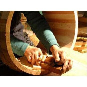 Umezawa Hinoki Bath Bucket (Japanese Cypress Bath Bucket With Handle)