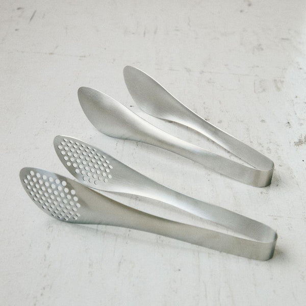Sori Yanagi Stainless Steel Slotted Kitchen Tongs Dishwasher Safe