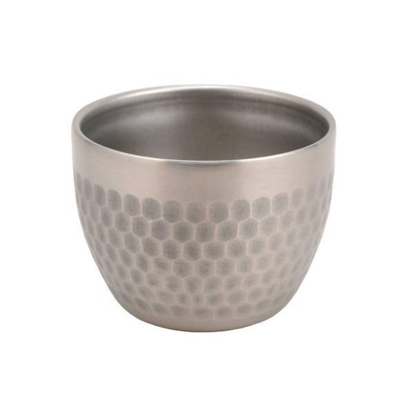 Ptygrace Titanium Hammered Sake Cup Double Wall Insulated 60ml