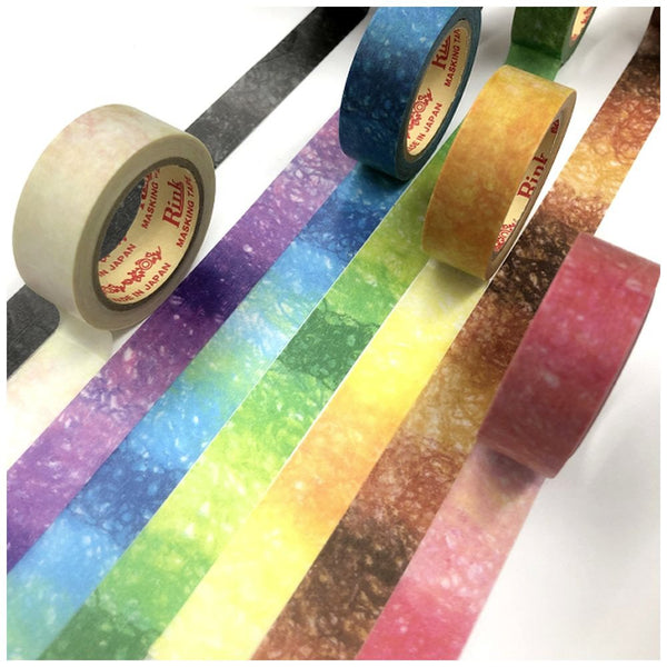 Rinrei Tape Masking Tape Rink Colorful Craft Tape 8 Colors