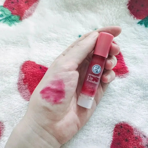 Mentholatum Lip Fondue Plum Red Moisturizing Lip Gloss 3.2g