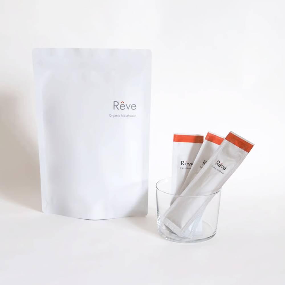 Rêve Natural Organic Mouthwash For Complete Total Oral Care 30 Sachets