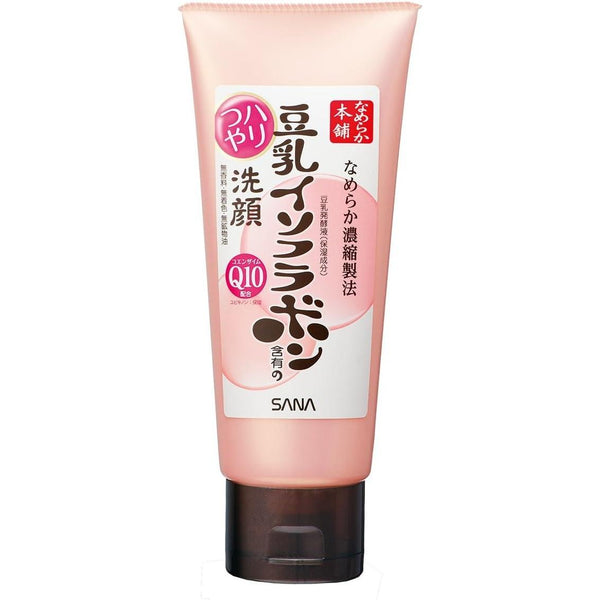 Sana Nameraka Honpo Haritsuya Soy Isoflavone Q10 Face Wash 150g