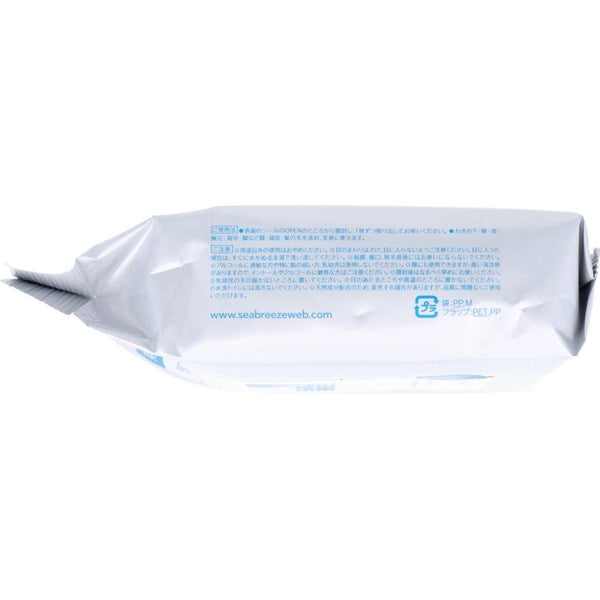 Sea Breeze Deodorant Body Wipes Unscented 30 Sheets