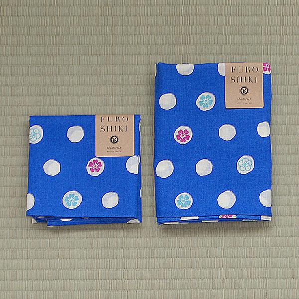 Seiran Furoshiki Flower Pattern Cotton Wrapping Cloth
