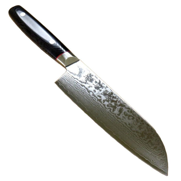 Seki Kanetsugu Saiun 33-Layer Damascus Steel Santoku Knife 170mm