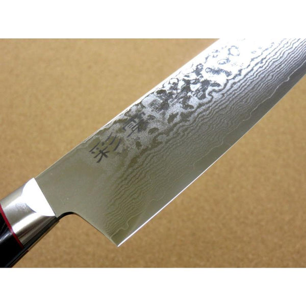 Seki Kanetsugu Saiun 33-Layer Damascus Steel Santoku Knife 170mm