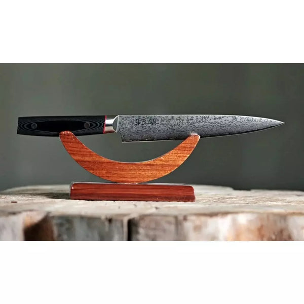Seki Kanetsugu Saiun 33-Layer Damascus Steel Slicing Knife 210mm