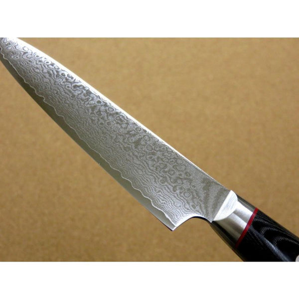 Seki Kanetsugu Saiun 33-Layer Damascus Steel Utility Knife 120mm
