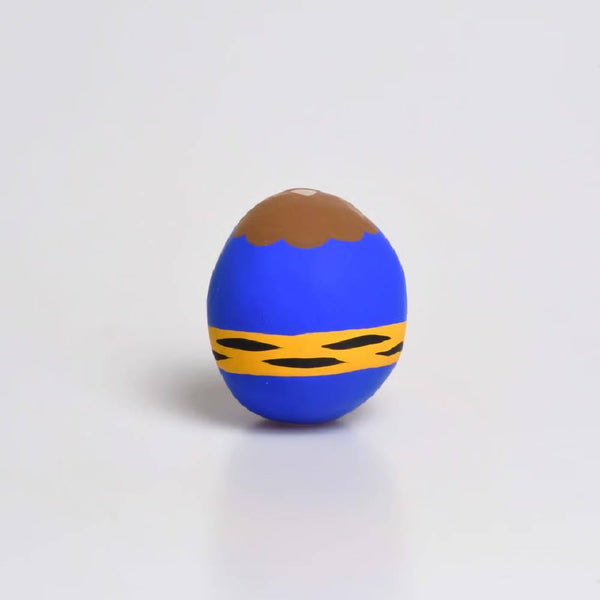 Shirakawa Daruma Demon Blue Oni Daruma Doll Good Luck Charm 4.5cm