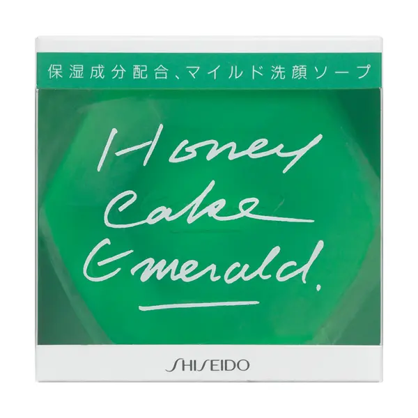 Shiseido Honey Cake Emerald Transparent Facial Bar Soap 100g