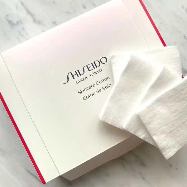 Shiseido Prepare Silk Cotton Pads Lint-Free Toner Pads 90 Sheets