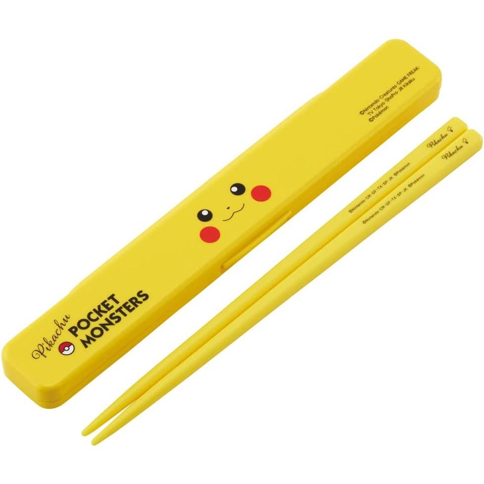 Skater Pokemon Chopsticks With Pikachu Chopsticks Case 18cm