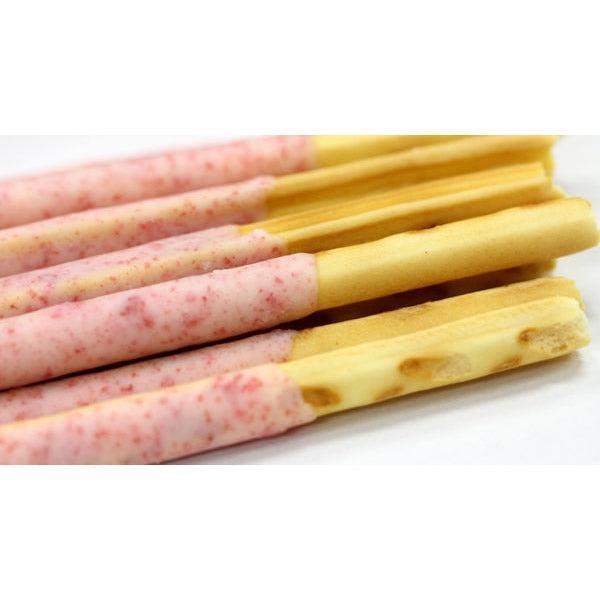 Strawberry Pocky Strawberry Chocolate Biscuit Sticks (Pack of 6)