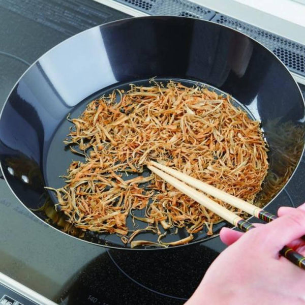 Summit Tetsunaberyu Japanese Iron Pan Even Heat Retention 28cm