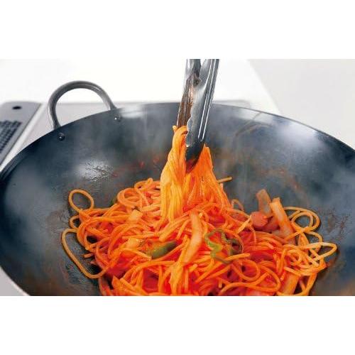 Summit Two-Handled Iron Wok Round Bottom High-Heat Cooking