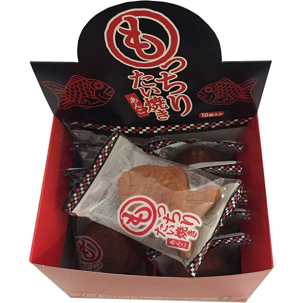 Tada Seika Taiyaki Azuki Bean Paste Filled Waffle Snack 10 Pieces