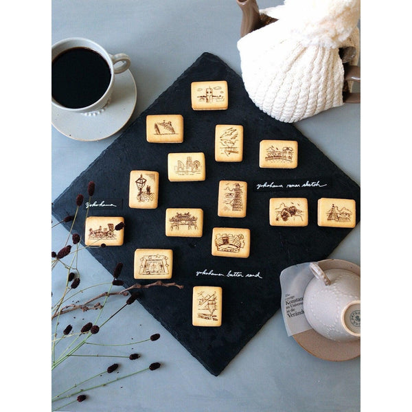 Takara Seika Yokohama Butter Cream Sandwich Cookies 72g (Pack of 3)