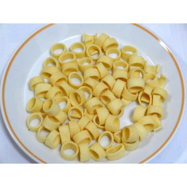 Tohato Poteco Ring Shaped Potato Chips Lightly Salted Big 110g (Pack of 3)