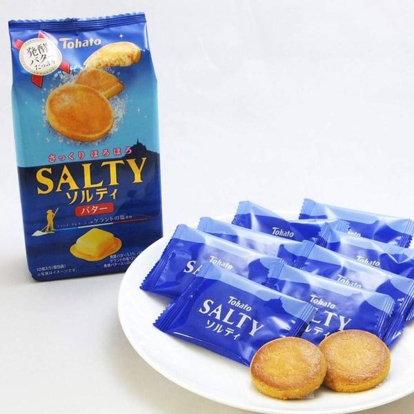 Tohato Salty Salted Butter Cookies 8 Pieces