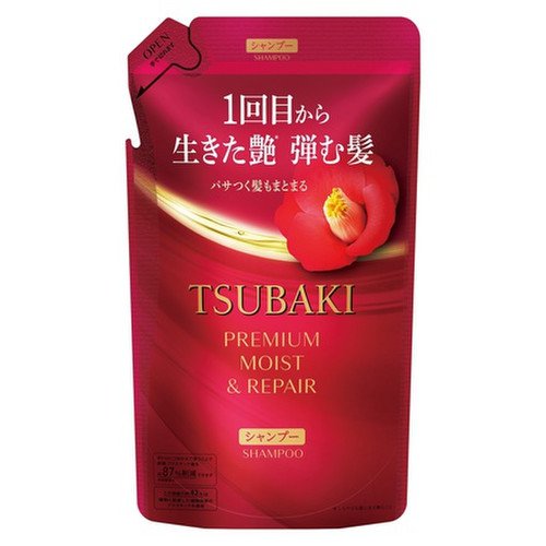 Tsubaki Shampoo Premium Moist & Repair Camellia Hair Shampoo Refill 300ml