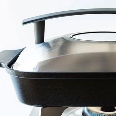 Uchicook Steam Grill with Metal Lid Grey UCS15