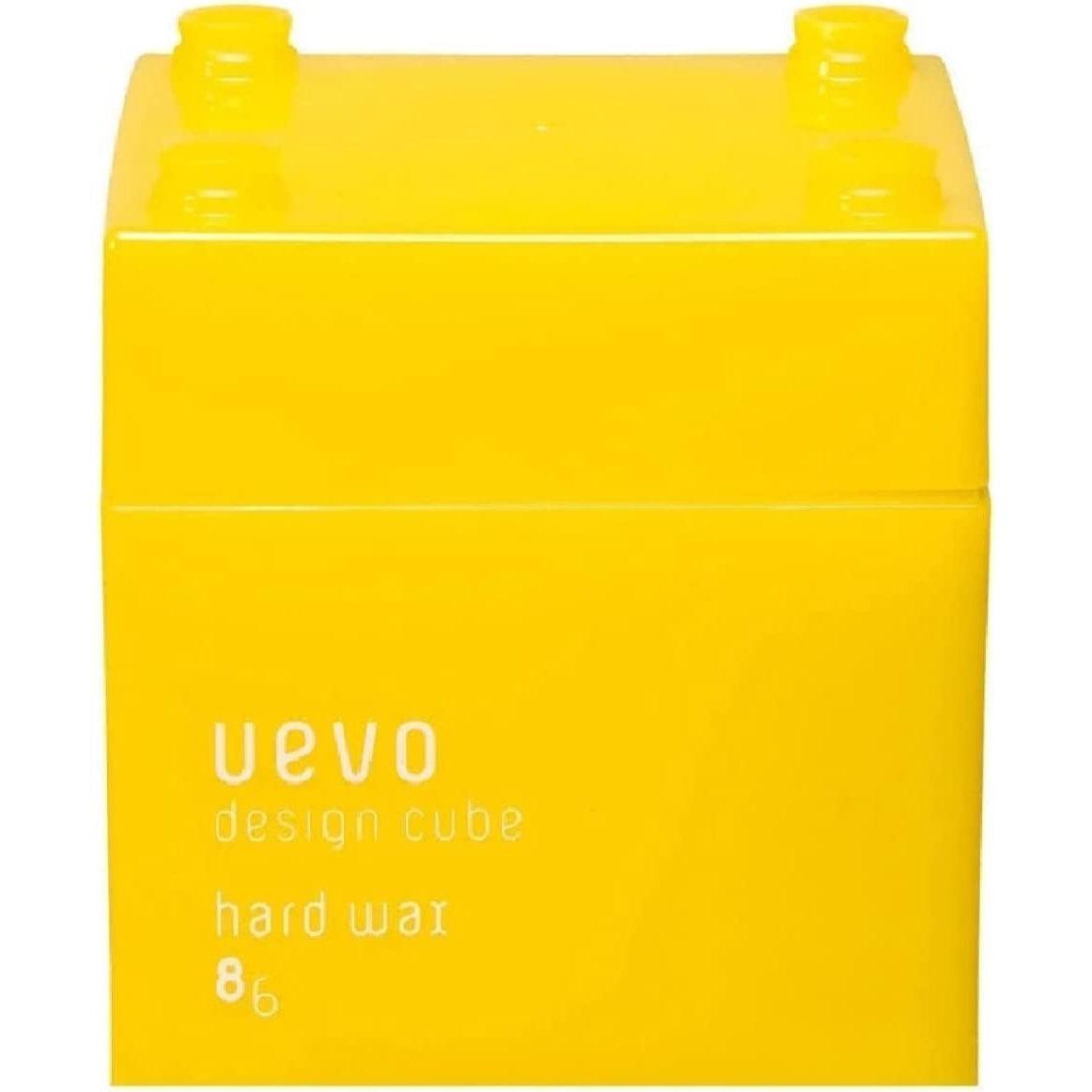 Uevo Design Cube Hard Hair Wax Strong Hold Matte Finish 80g