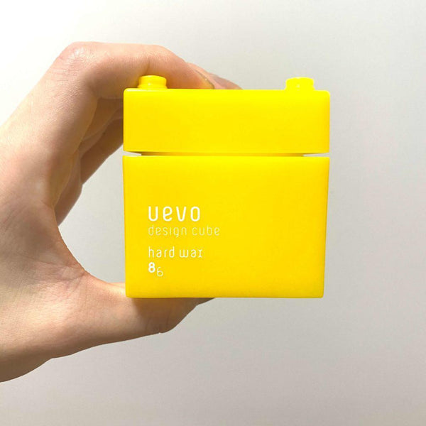 Uevo Design Cube Hard Hair Wax Strong Hold Matte Finish 80g