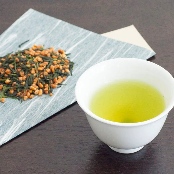 Ujien Genmaicha Kabusecha Green Tea with Roasted Brown Rice 10 Tea Bags