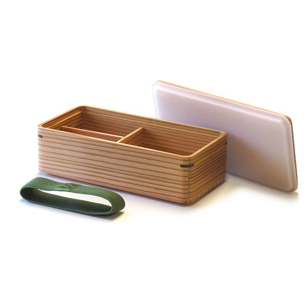 Umezawa Ancient Sugi Cedar Lunch Box Handmade Wooden Bento Box