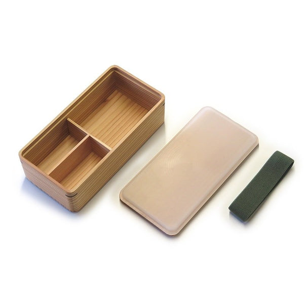 Umezawa Ancient Sugi Cedar Lunch Box Handmade Wooden Bento Box