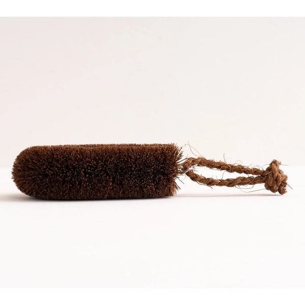 Umezawa Handcrafted Narrow Tawashi Eco-Friendly Palm Fiber Scrub Brush