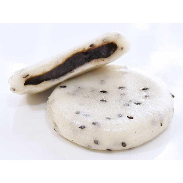 Usagimochi Azuki Bean Paste Filled Dried Mochi Snack Black Sesame Flavor 90g