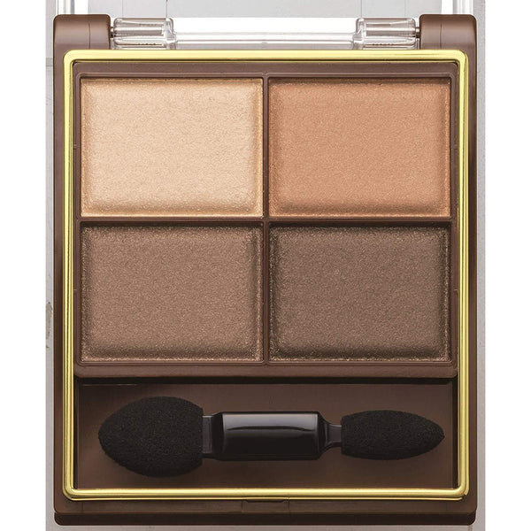 Excel Skinny Rich Shadow 4-Color Eyeshadow Quad Natural Brown Tones