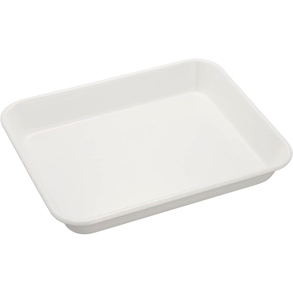 Noda Horo Japan White Enamel Tray Series Minimalist Tray