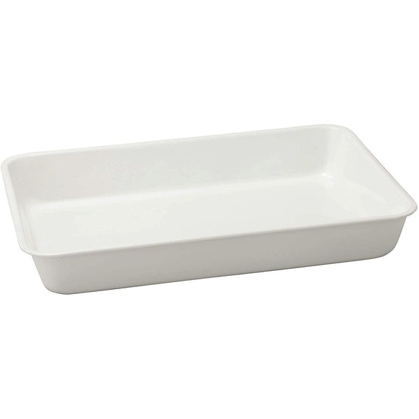 Noda Horo Japan White Enamel Tray Series Minimalist Tray