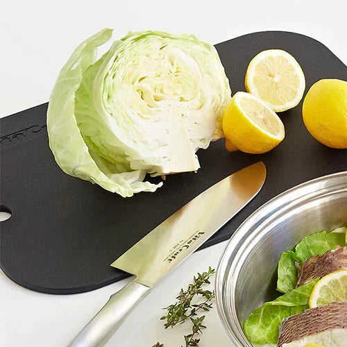 Vita Craft Antibacterial Soft Elastomer Black Cutting Board 37cm